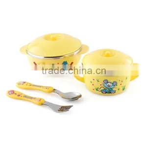Dinnerware Wholesale 5pcs Stainless Steel Bowl Set for Kids thumbnail-2