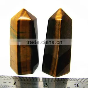 Tiger Eye Points Gemstone Points Wholesale thumbnail-1