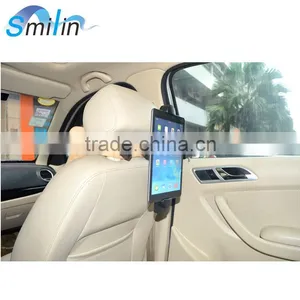 Smilinmount Slim Headrest Car Seat Mount Holder With 360 Degree Rotation For IPad Pro,all Smartphone&tablet pc 3-14inch thumbnail-4