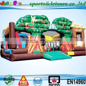Fantastic Commercial Jungle Tree Inflatable Bouncer for Sale,inflatable Jungle Bouncer thumbnail-1