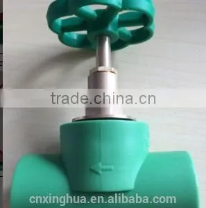 2016 High Quality Green Color Ppr Stop Valve With Plastic Handle and Aluminium Handle thumbnail-1