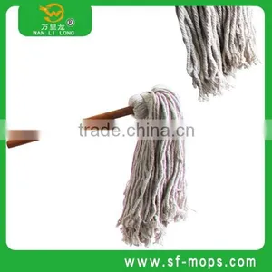 Wooden Handle Cheap Mop thumbnail-4