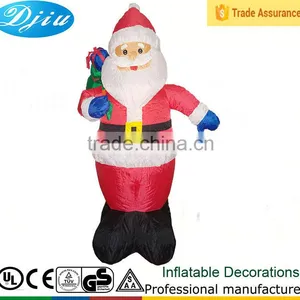 DJ-XT-46 Outdoor Inflatable Christmas Light Santa Take Presents Airblown for Christmas Decoration thumbnail-1