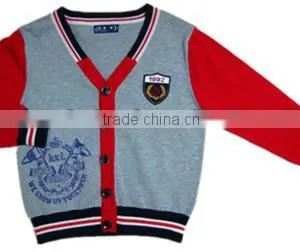 Customised Knitwear Sweater Cardigan School Uniform Children Cardigan Jumper Sweater thumbnail-1