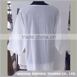 High Quality Women Pajamas Sleepwear Ladies Cotton Nightdress/Nightgown thumbnail-3