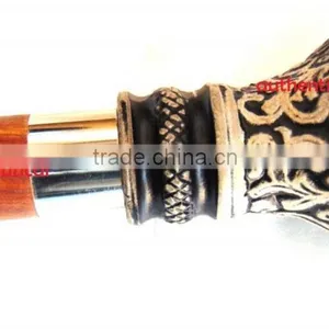 BEAUTIFUL BLACK & WHITE FINISHING WALKING CANES-DESIGNER WALKING CANES-HOME DECOR WALKING CANES- Wk1169 thumbnail-4