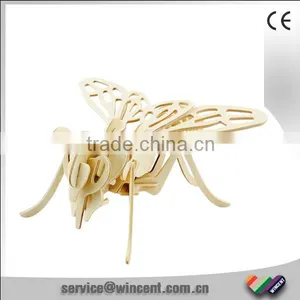 CE Certificate Approved Bee Wood 3D Puzzle thumbnail-1