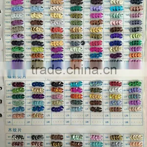 PVC 40mm Mult-color Round Glitter Sequin thumbnail-2