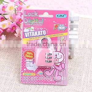 4 Colors 3 Digits Metal Combination Locks thumbnail-5