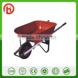 Straight Alminium Handle Wheelbarrow WB6605 With Plastic Tray thumbnail-1