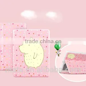 Fashionable Painting Cartoon TPU Leather Case For 360 Degree Rotate For Ipad thumbnail-6