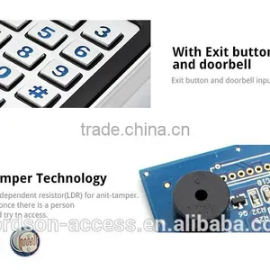 Nordson NT-250 Waterproof Metal Standalone RFID Door Access Control for Single Door Entrance thumbnail-6