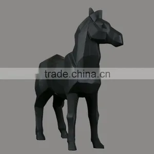 Black Polyresin Zebra Animal Crafts Figurines thumbnail-1