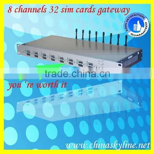 8 Channels 32 Sim Cards Gsm Gateway/dialer thumbnail-1