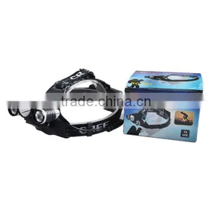 Super Bright Aluminum Head Lamp XML t6 3 Led Headlamp thumbnail-5