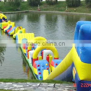 Gaint Inflatable Water Obstacle Course Equipment for Rental thumbnail-1