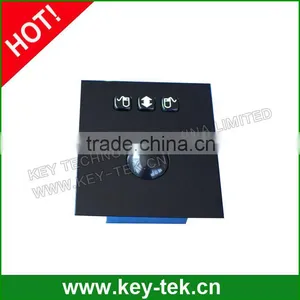 Electroplated Black IP65 Static Stainless Steel Trackball Mouse thumbnail-3
