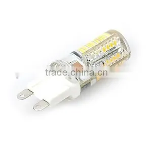 G9 Cross Silicone Seal 9W 800lm 3500K 64x SMD 3014 LED Warm White Light Bulb Lamp (AC 220V) thumbnail-2