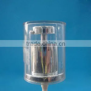 Slivery UV Cream Pump 20/410, 20/410 Cream Pump in Plastic Caps, Pump With Transparent Cap thumbnail-2