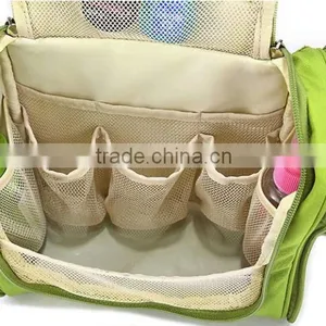 New Travel Toiletry Wash Cosmetic Bag Makeup Storage Case Hanging Grooming With Handle thumbnail-3