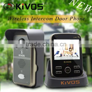 Wireless Intercom System Motion Sensor Wireless Audio Doorbell Intercom Video Peephole Door Camera thumbnail-1