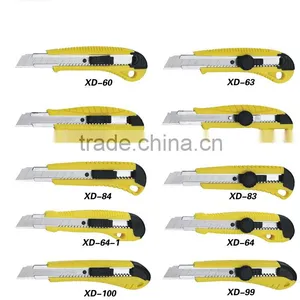 18mm Snap Off Blade Plastic Handle Knife Auto Lock Slider Stationery Cutter thumbnail-4