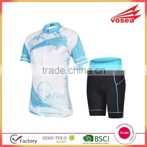 Quick-Dry Coolmax Women Cycling Jersey With OEM Service thumbnail-1