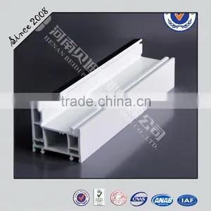 Horizontal Opening Style Upvc Plastic Casement Window Profile; PVC Casement Profile thumbnail-1