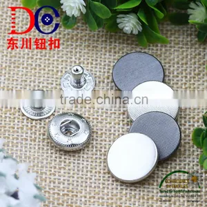 Twill Design 4 Part Press Button,Spring Type Snap Button For Coat and Jacket thumbnail-2