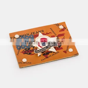 Newest Jeans pu Leather Patches Leather Metal Patch thumbnail-4
