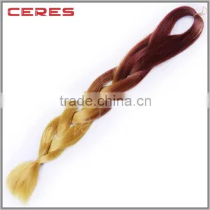 Factory Wholesale Japanese Synthetic Fiber Ombre Jumbo Braid Hair,havana Mambo Twist 12 Inch Quality Choice thumbnail-4
