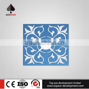 Large Selection 300*300mm Carved Flower Aluminium Panels Balcony thumbnail-4