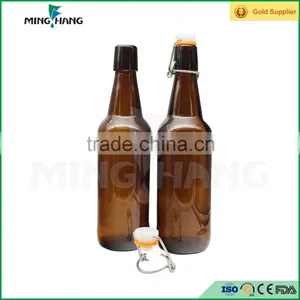 500ml Amber Beer Glass Bottle ,swing Glass Bottle thumbnail-1