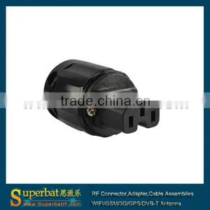 Audio IEC Plug, Connector (Black) IEC Connector thumbnail-1