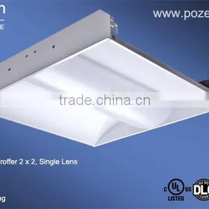 36W Single Lens, Perfert Retroft Flourenscent t8 600x600 Surface Led Recessed Troffer 2x2ft DLC Listed 0-10V Dimming Standard thumbnail-1