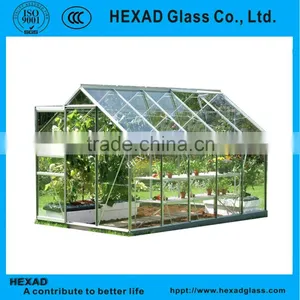 Hexad Mini Comercial Tempered Glass Greenhouse Panels thumbnail-2