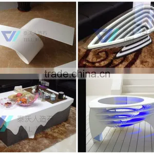 2015 Popular Modern Furniture Stone Dining Table With Glass Top Designs thumbnail-1