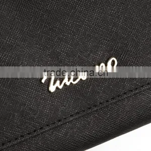 Guangzhou OEM/ODM Leather Wallet Supplier Luxury Fancy Geniune Leather Credit Card Wallet With Custom Logo thumbnail-4