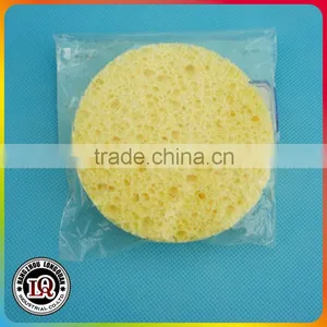 Round Wood Cotton Pulp Powder Cleaning Puff thumbnail-1
