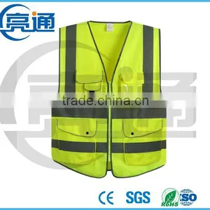 Polyester Fabric for Reflective Safety Mesh Hi-vis Vest thumbnail-3