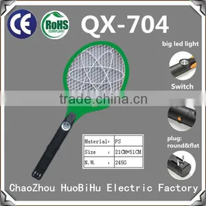 QX704-1 Rechargeable Electric Mosquito Bat Mosquito Killer Mosquito Swatter With Round or Flat Plug thumbnail-2
