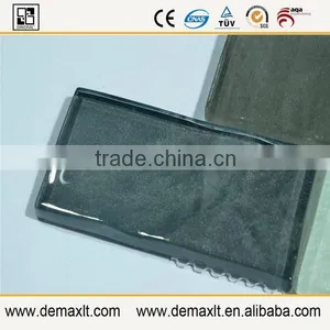 Gray White Black Strip Shape Cube Glass Mosaic Tile for Living Room Hallway Interior Wall Decoration thumbnail-3