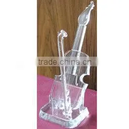 2016 Beautiful Crystal Volin Music Instrument for Souvenirs thumbnail-1