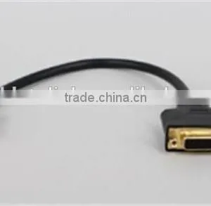 24k Gold Plated DVI24+5 Female to HDMIA Female Adapter Cabletolink 15cm Top Quality thumbnail-1