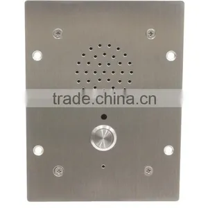Stainless Steel Call Station VOIP POE Phone Waterproof Intercom Paging System Phone thumbnail-6