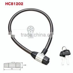 HC81202 Steel Cable Lock, Bicycle Lock, Bike Cable Lock thumbnail-1