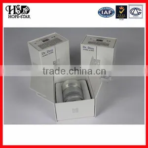 Professional Factory Double Open Type Luxury White Empty Cosmetic Cream Box Packaging Box thumbnail-1