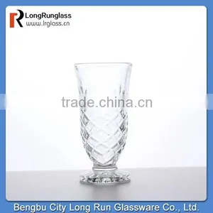 LongRun Wedding Decoration Fancy Carved Sparkle Crystal Footed Ice Cream Dish thumbnail-1