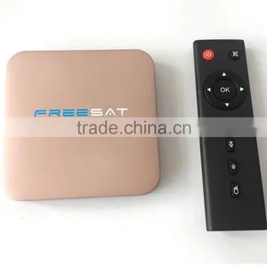 New Freesat S905X Android TV Box Satellite Receiver Amlogic S905X Quad Core 2G+8G 4K STB OTT Box Support Kodi Bluetooth WIFI thumbnail-3