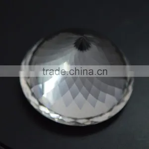 Natural Crystal Quartz Round Faceted Cut Colorless White Loose Gemstones thumbnail-3